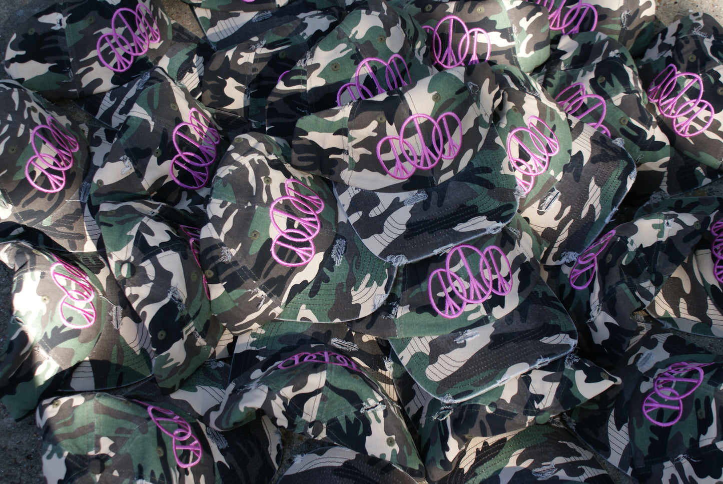 Camo Peace Hat